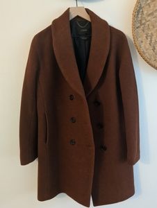 J. Crew Rust Wool Coat